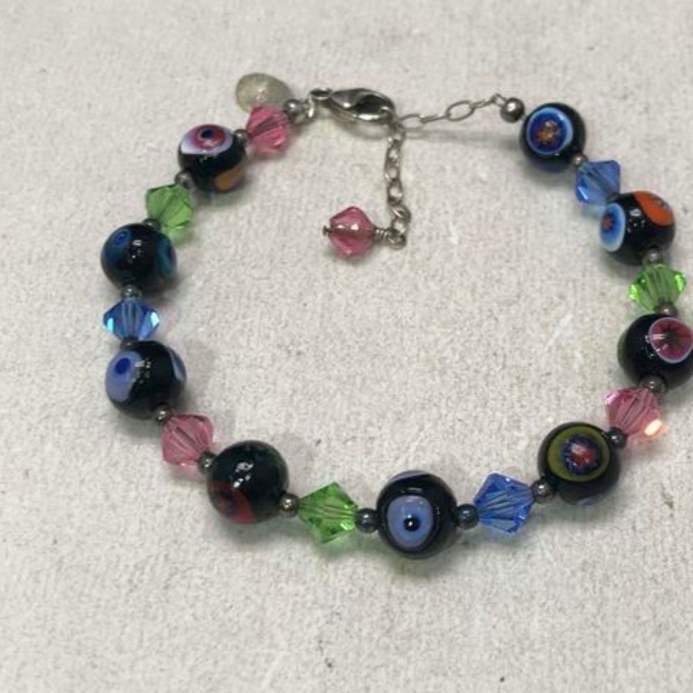925 Silver Beaded Bracelet